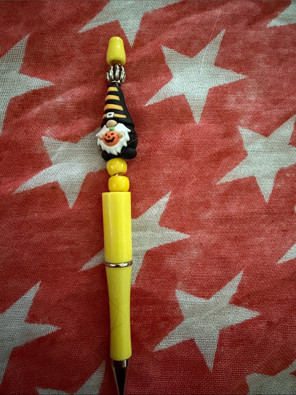 Yellow Halloween Gnome Decorative Ballpoint Pen 2/$10